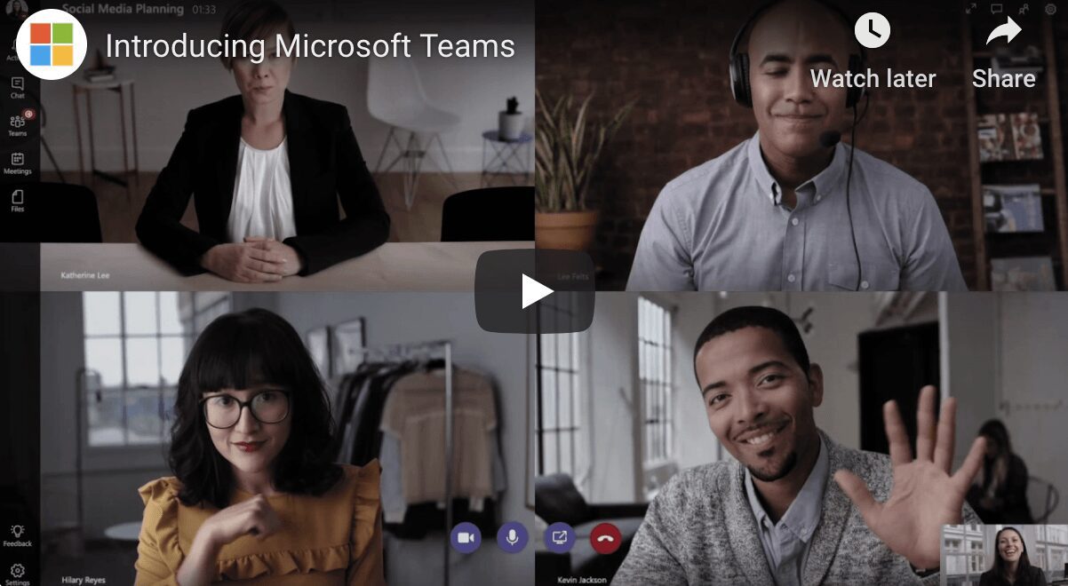 The chat-based workspace for Office 365