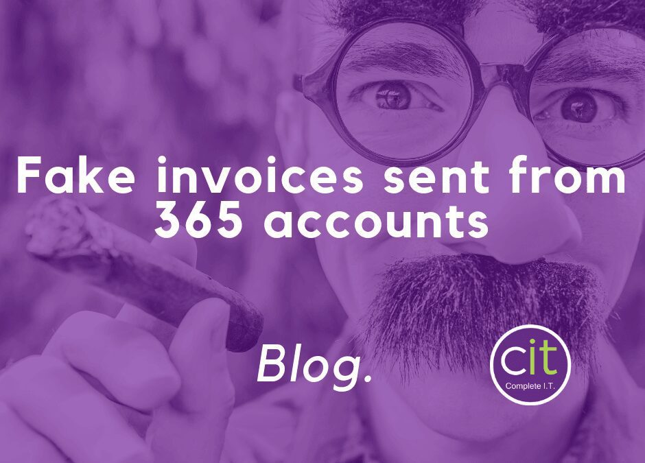 An Increase in Fake Invoices Sent from 365 Accounts