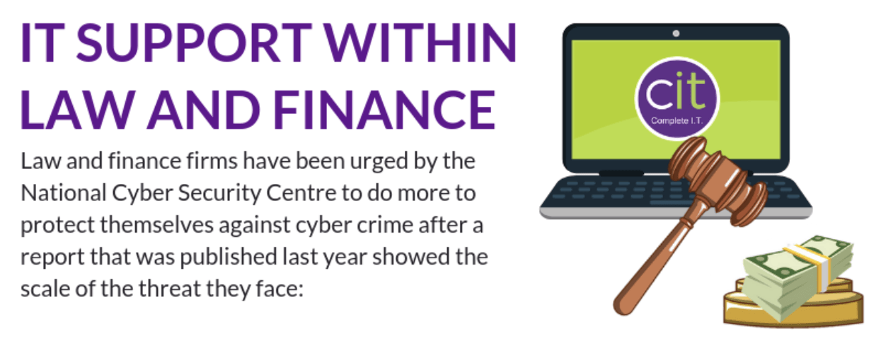 IT Support within Law and Finance