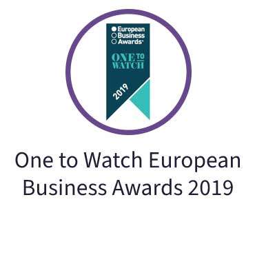 One to Watch European Business  Awards 2019 